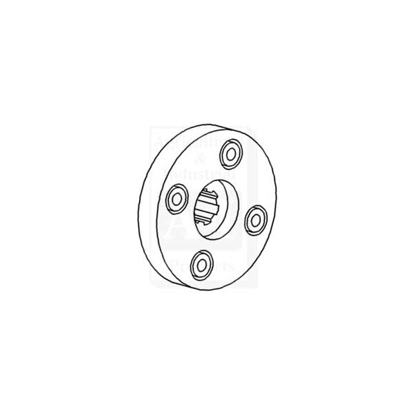 Hub, Hydraulic Pump 4" x4" x2"